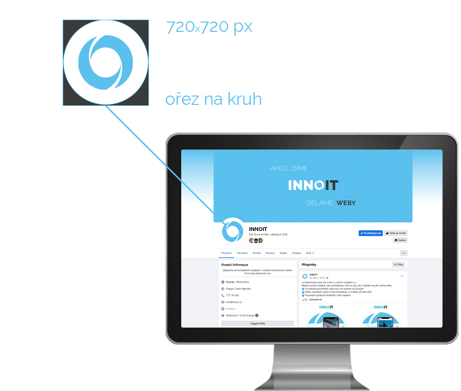 Facebook - profilový obrázek - INNOIT