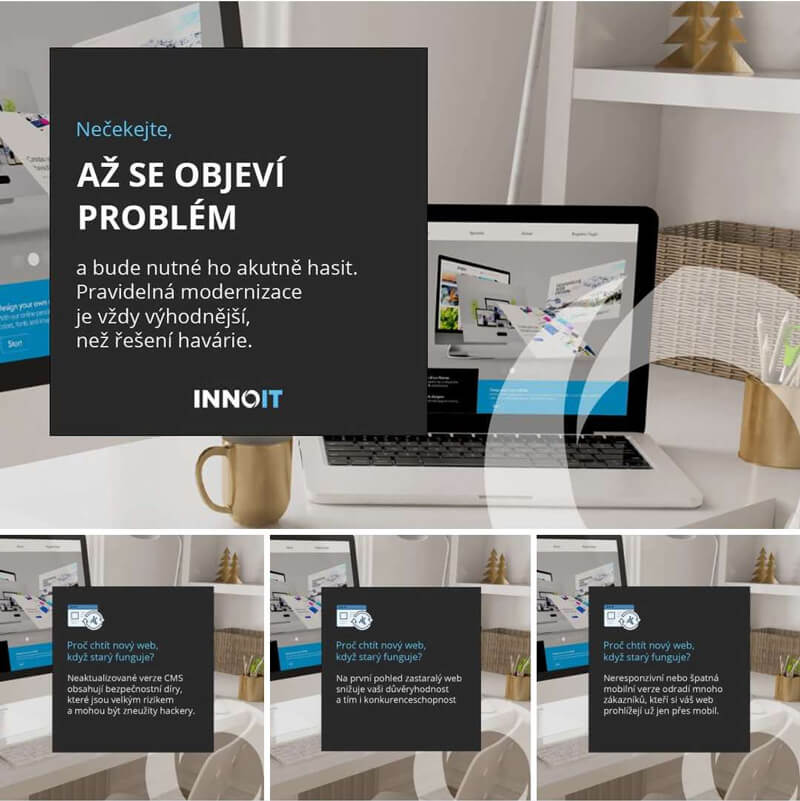 příspěvek na Facebooku - INNOIT