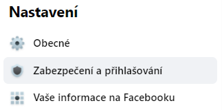 Zabezpečení a přihlašování