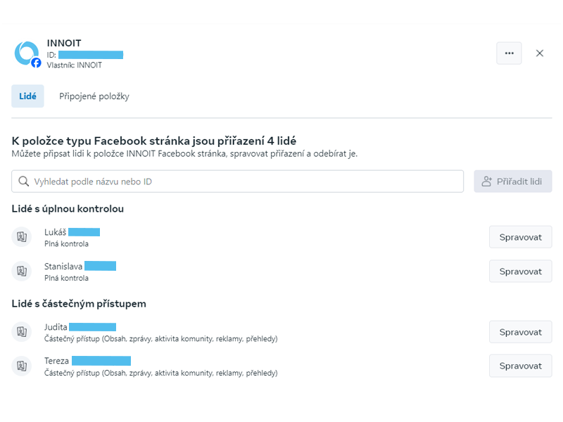 Nastavení rolí na Facebooku - INNOIT blog