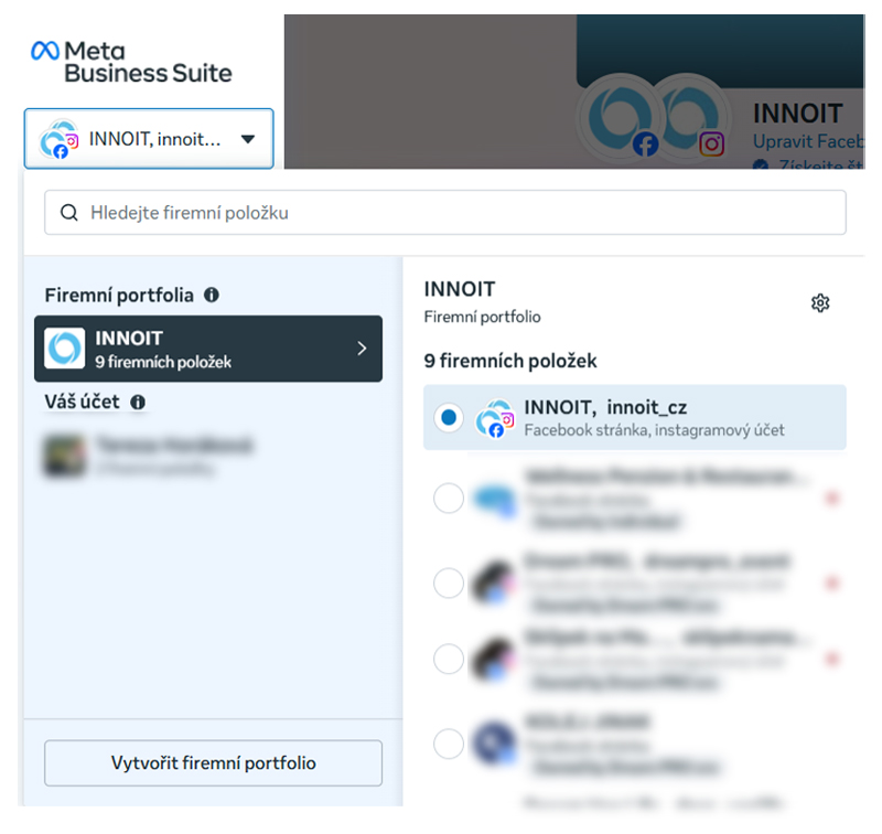 Meta - Firemní portfolio