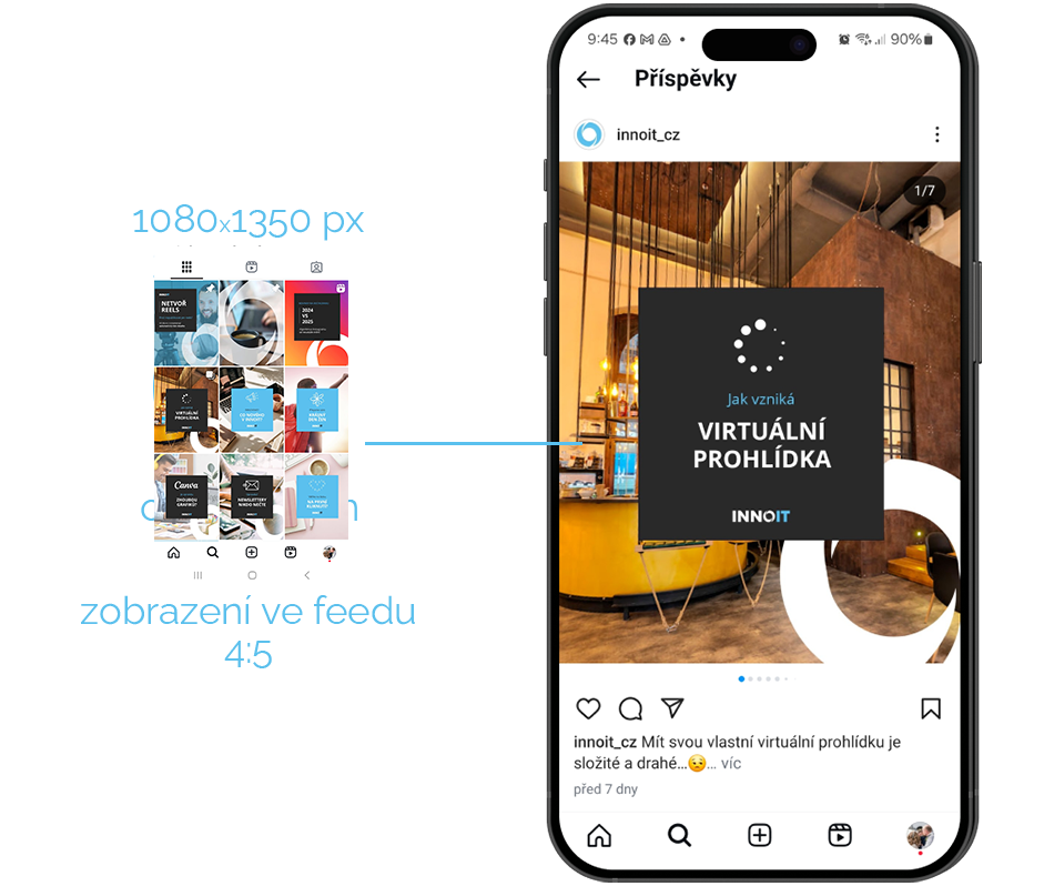 Instagram - příspěvky - INNOIT