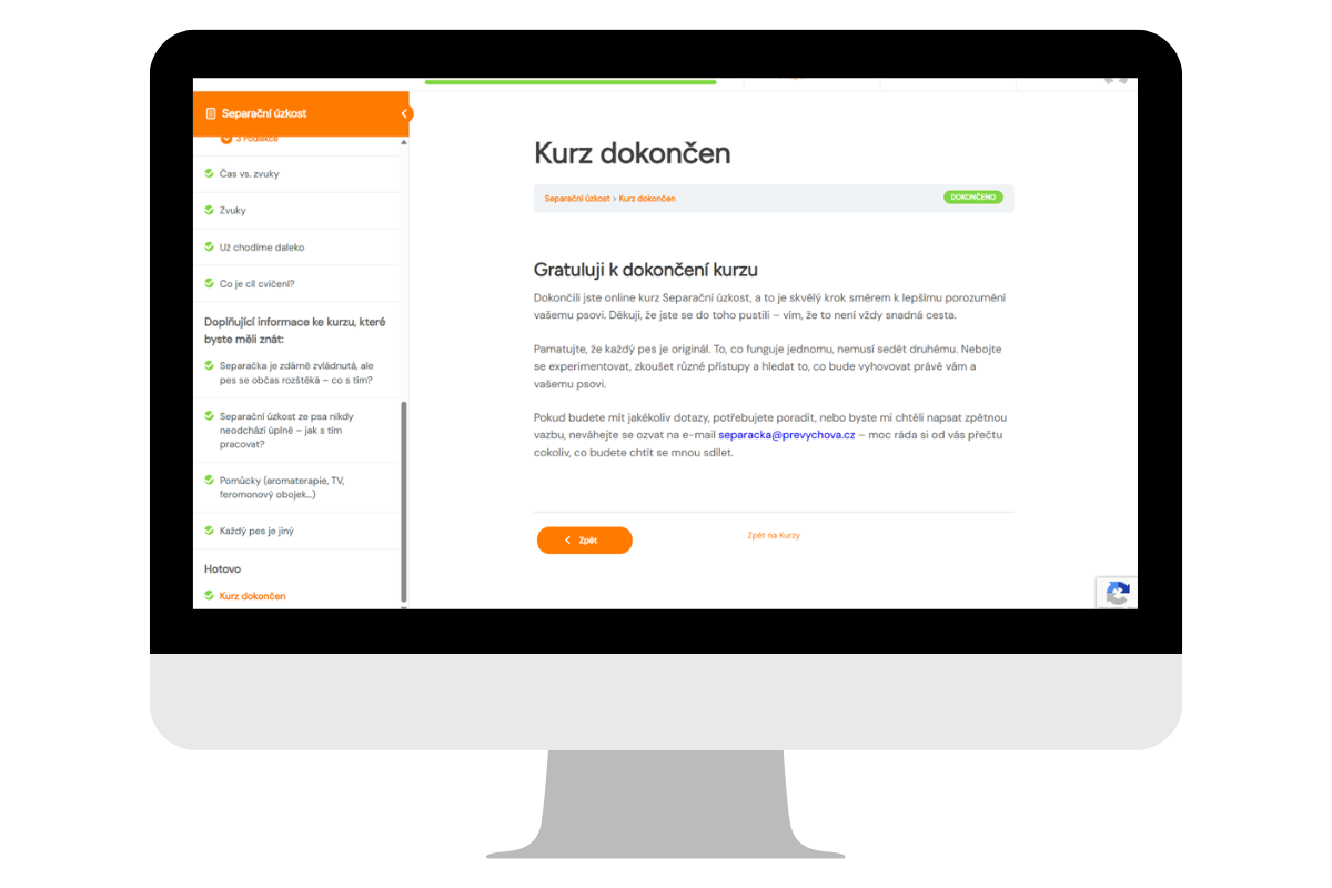 Separační úzkost u psů - Online kurz Převýchova