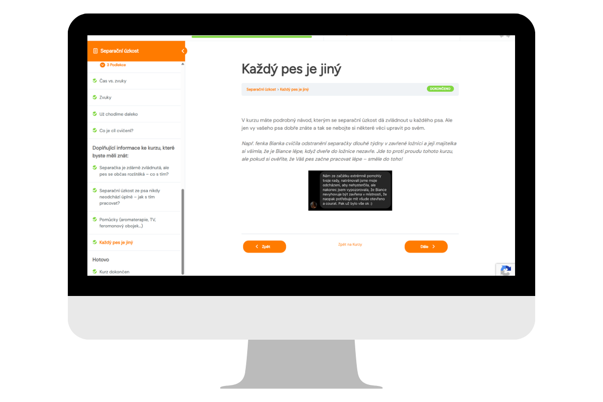 Separační úzkost u psů - Online kurz Převýchova