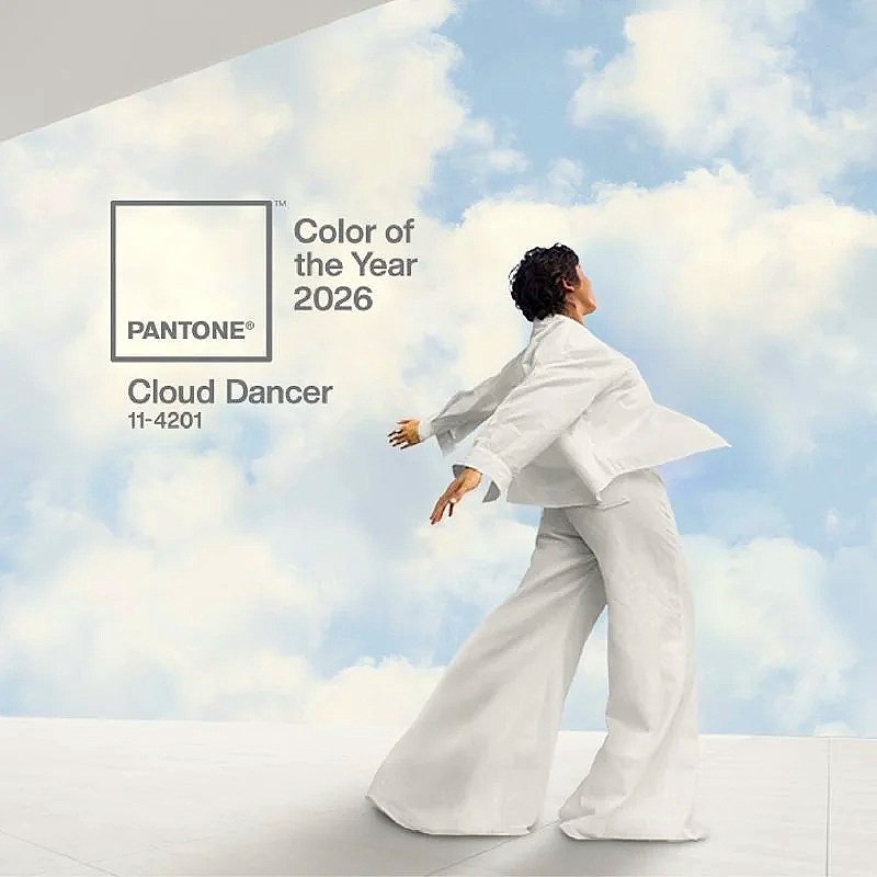 Barva roku 2026 - Cloud Dancer